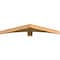 Ekena Millwork Bellingham Rough Sawn Timber Gable Bracket, Western Red Cedar, 48"W x 8"H x 4"D x 4"F, 4/12 Pitch GBW048X08X0404BEL00RWR - alternate 3